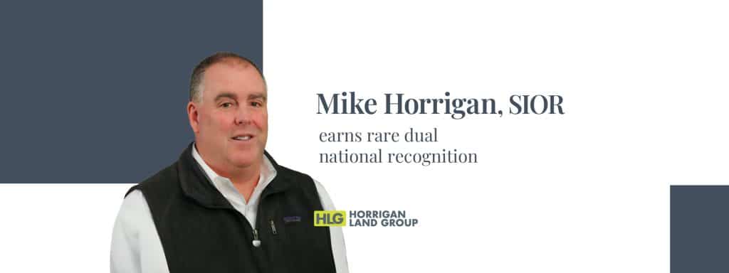 Indiana commercial real estate professional, Mike Horrigan, SIOR, earns rare dual national recognition from Realtors Land Institute and Society of Industrial and Office Realtors